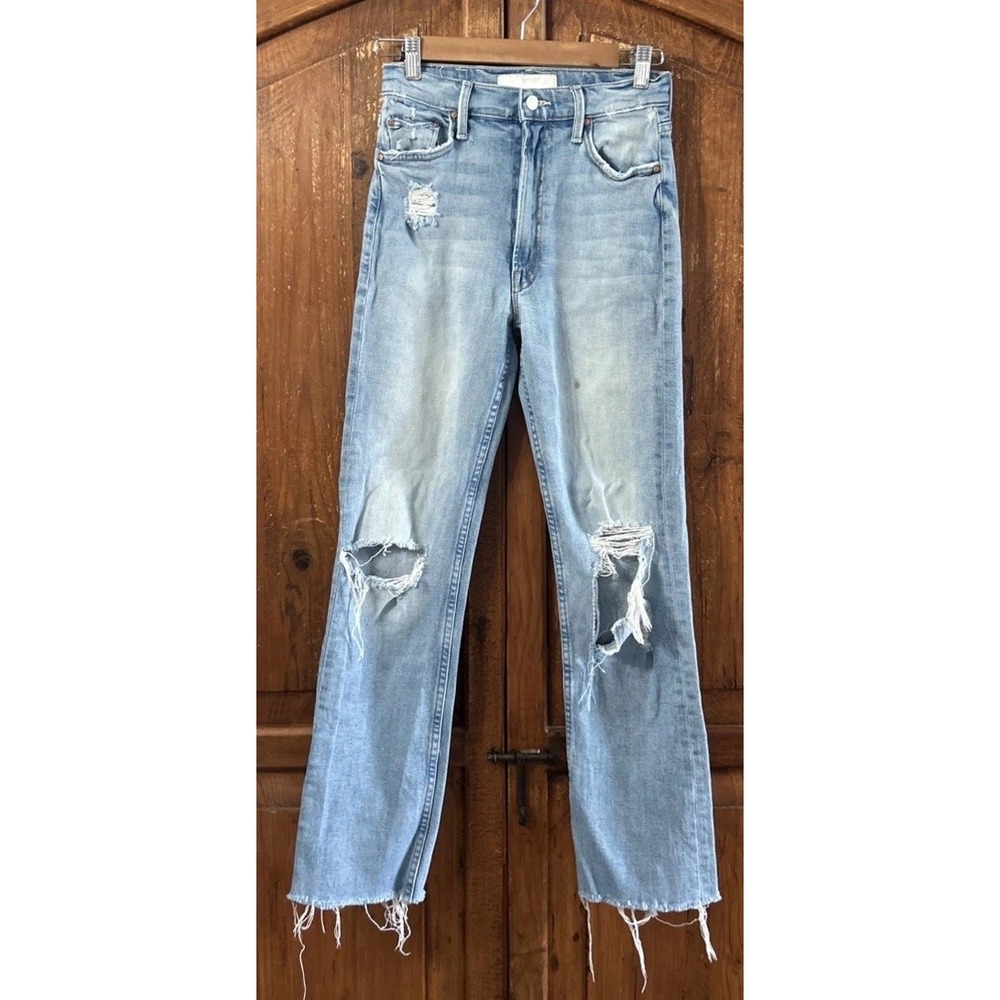 Mother Superior High Waisted Rider Skimp Straight Jean The Confession 26 - Picture 2 of 9